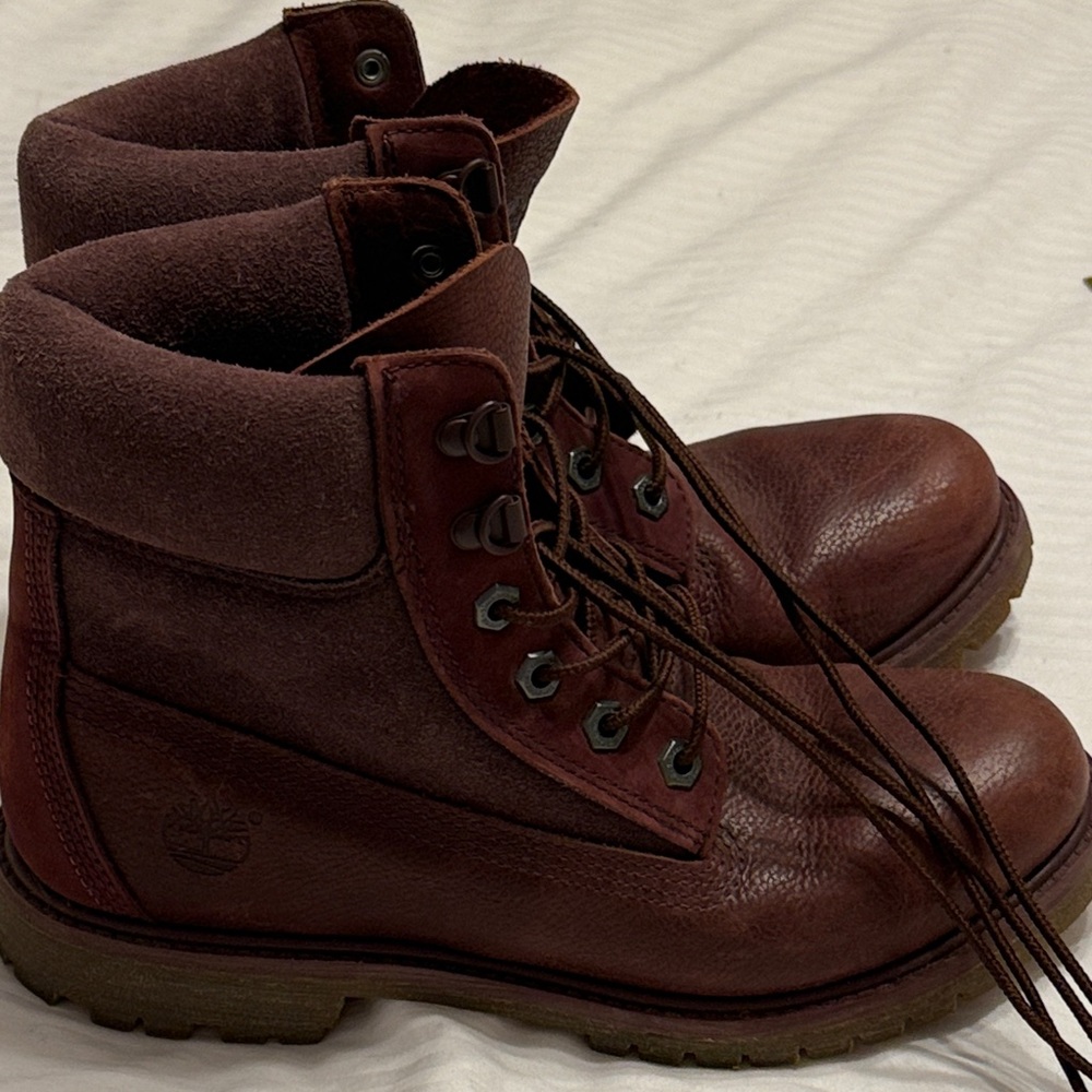 Timberland Dark Brown Leather Boots